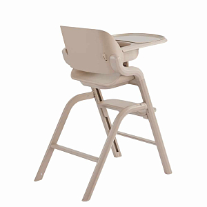 Стул для кормления Happy Baby "Charley", бежево-серый